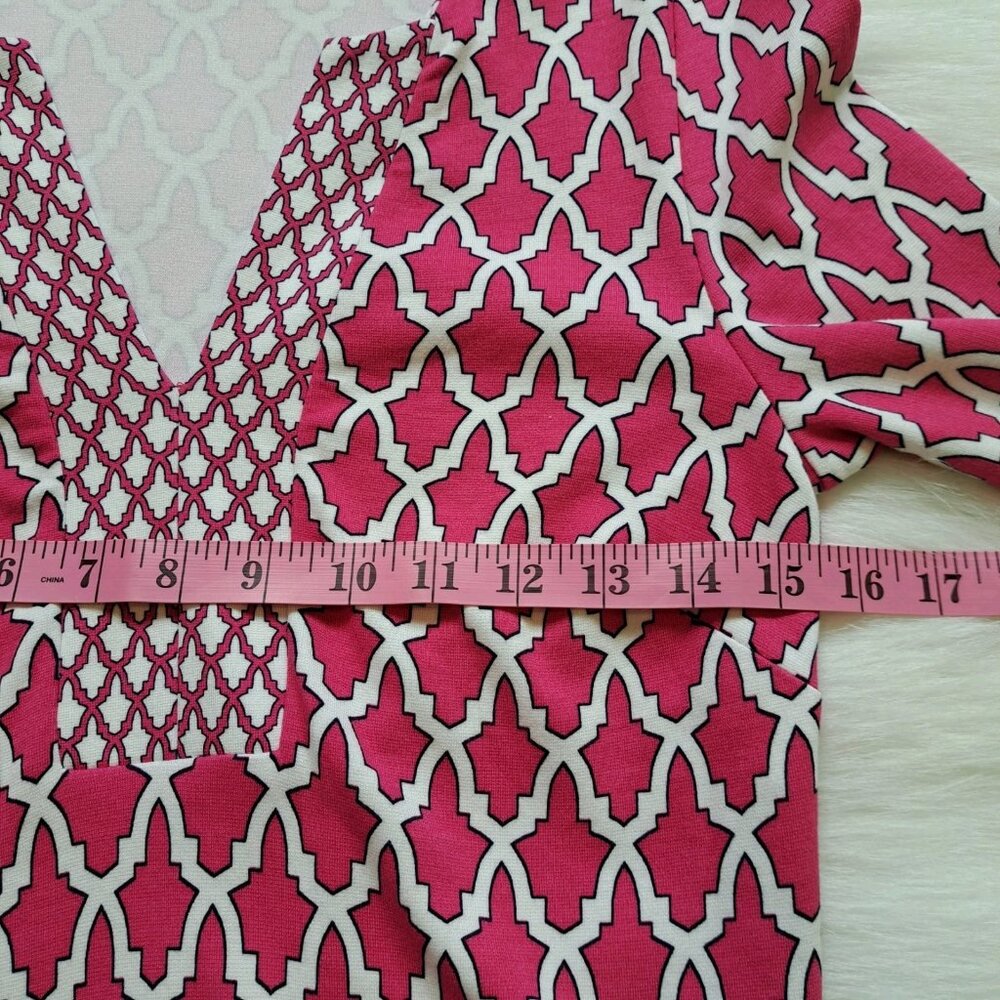 Crown & Ivy Comfy Geometric Beachy Casual Dress Size Small - Picture 9 of 10